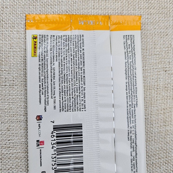 2023 Panini Prestige‎ NFL Trading Card Pack Aaron Rodgers 5 card pk - 6 packs - Picture 5 of 8